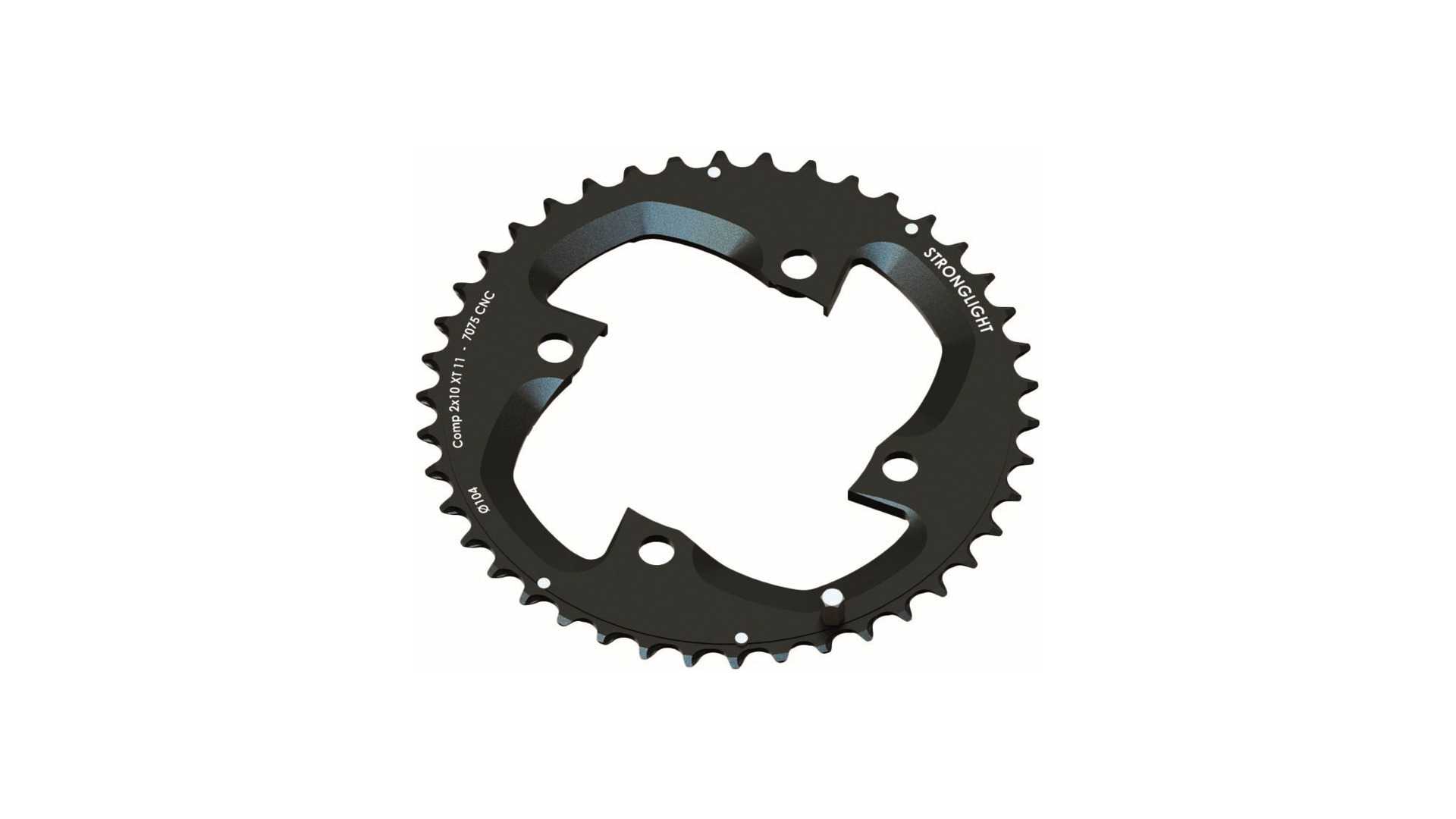 Stronglight Plateau de pédalier 42T (pour 28T) bcd104 Shimano XT FC-M785 2x10sp - 272704
